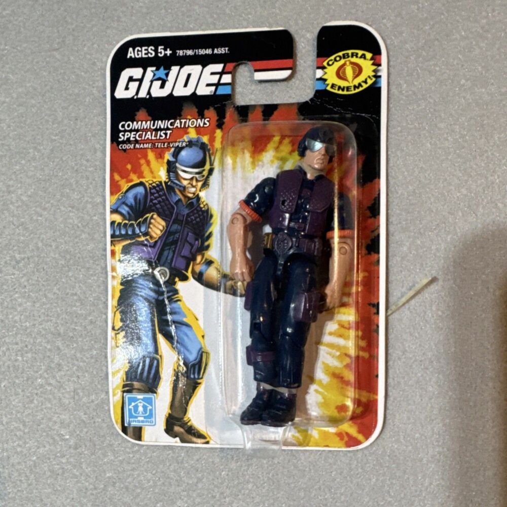 Hasbro G.I. Joe Tele-Viper Cobra Communications Specialist Action Figure 2008